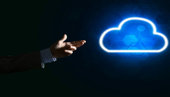 A hand choosing the right cloud provider for their needs