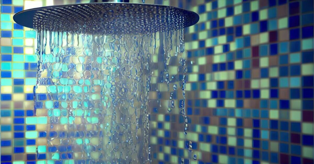Cold water flowing from shower portraying the importance and benefits of cold shower in the morning